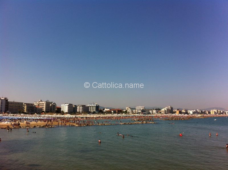 Mare e spiaggia di Cattolica (RN)